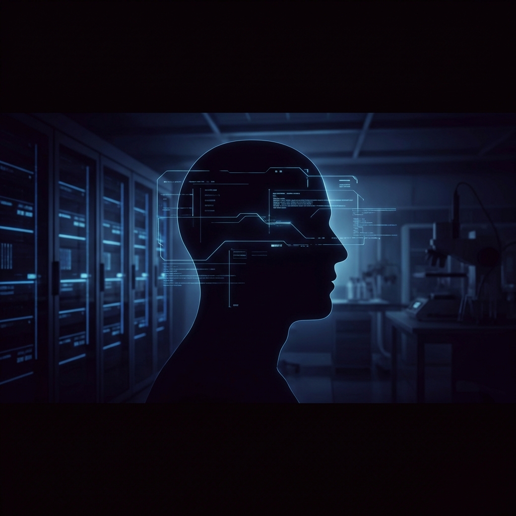 Futuristic Human Profile